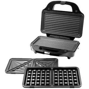 Smith + Nobel Sandwich Press With 3 Interchangeable Plates SNSM03