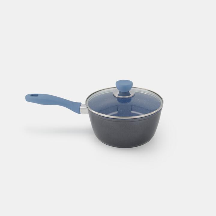 Smith + Nobel Stone Plus 20 cm Cerulean Saucepan with Lid
