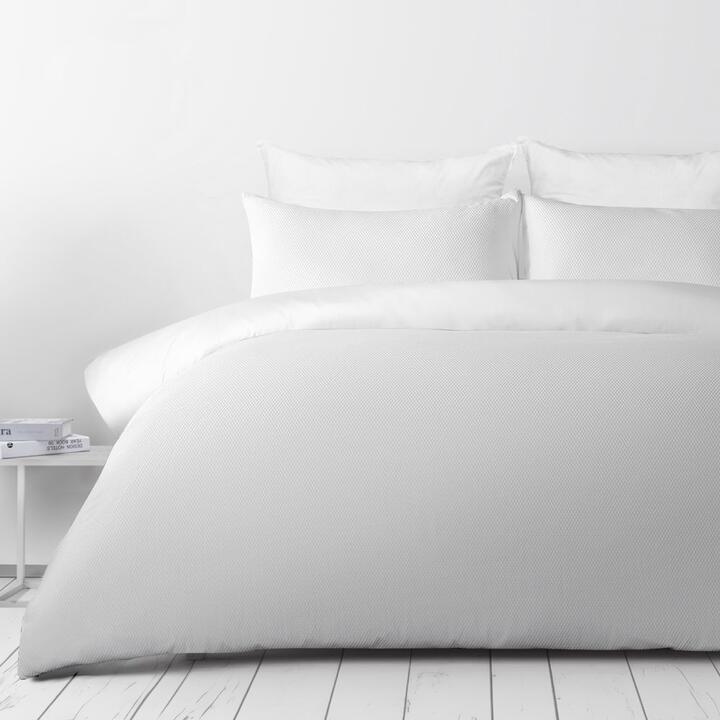 Soren Essential Embossed Microfibre Quilt Cover Set