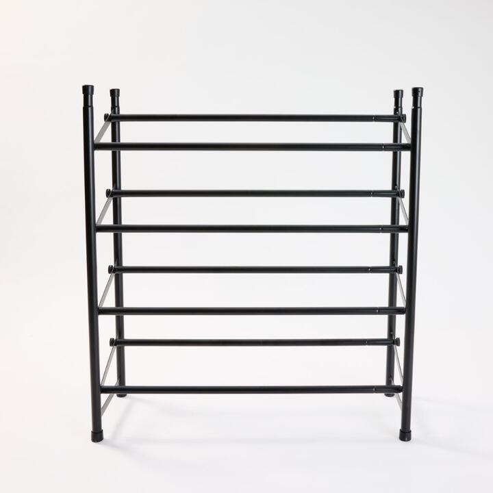 Soren Extendable 4 Tier Metal Shoe Rack