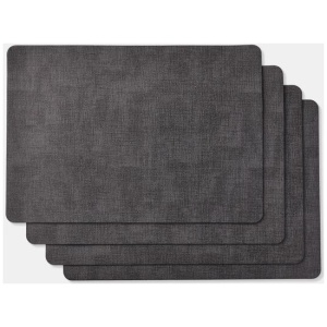 Soren Hunter Placemat 4 Pack Black