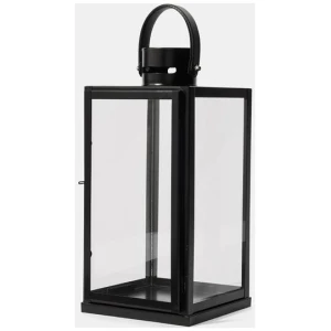 Soren Lantern With Faux Leather Handle