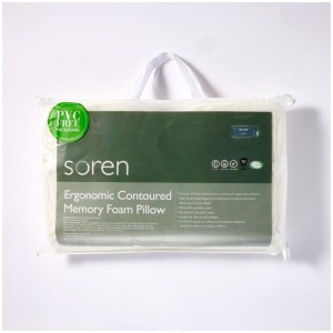 Soren Memory Foam Ergonomic Contoured Pillow