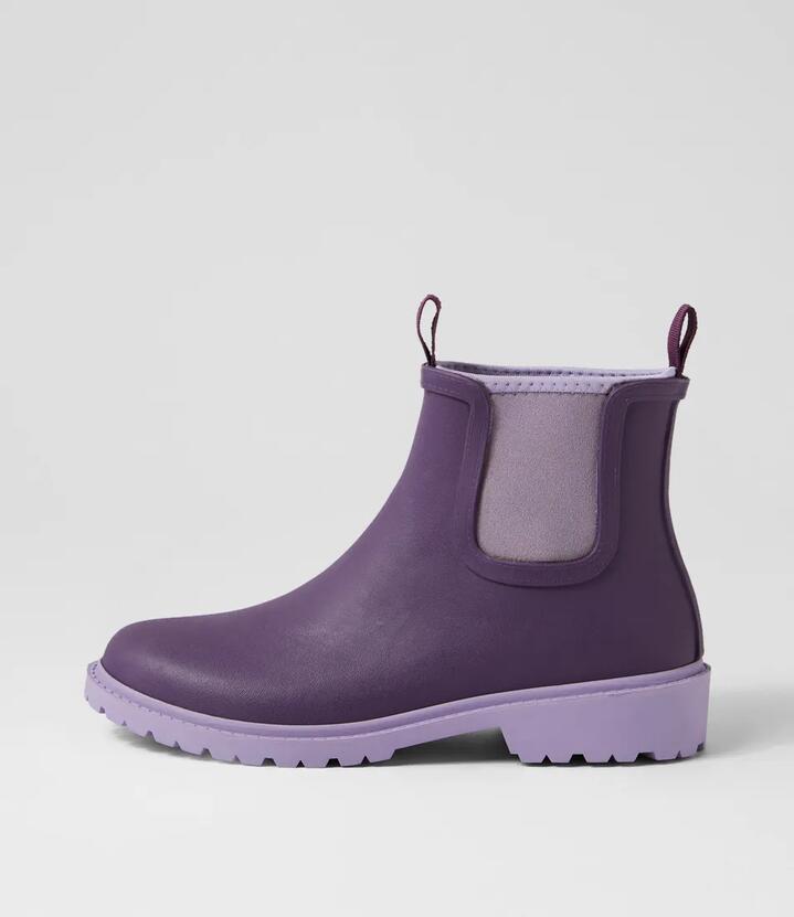 Splashy Grape Lilac Gumboots
