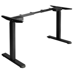Standing Desk Frame Adjustable Dual Motor Black