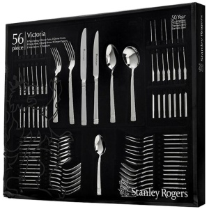 Stanley Rogers Victoria 56-Piece 18/10 Cutlery Set