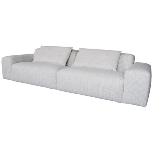 Stellan 4 Seater Sofa - Speckled Ivory by Interior Secrets - AfterPay Available