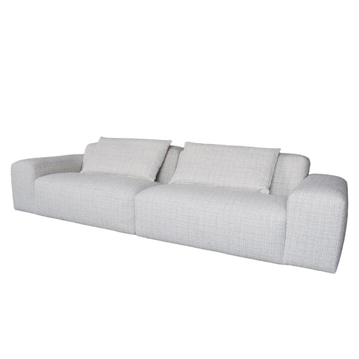 Stellan 4 Seater Sofa - Speckled Ivory by Interior Secrets - AfterPay Available