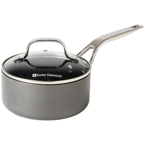 Swiss Diamond 16 cm Hard Anodised Saucepan