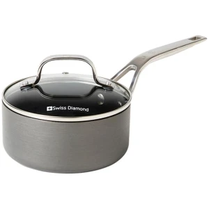 Swiss Diamond 16 cm Hard Anodised Saucepan