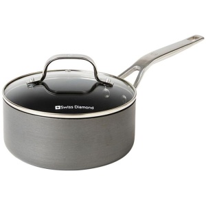 Swiss Diamond 18 cm Hard Anodised Saucepan
