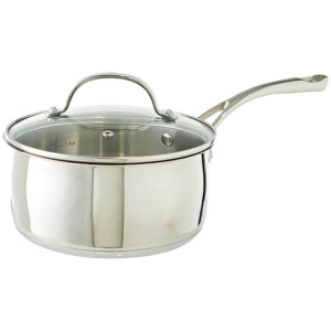 Swiss Diamond 18 cm Premium Steel DLX Saucepan with Lid