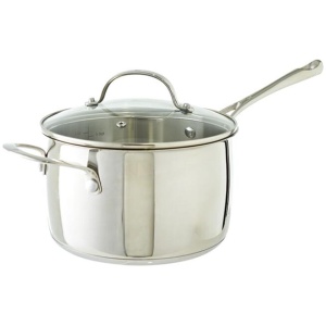 Swiss Diamond 20 cm Premium Steel DLX Saucepan with Lid