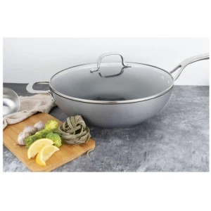 Swiss Diamond 32 cm Hard Anodised Wok