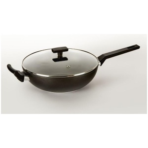 Swiss Diamond Premium Forged DLX 30 cm Wok with Lid