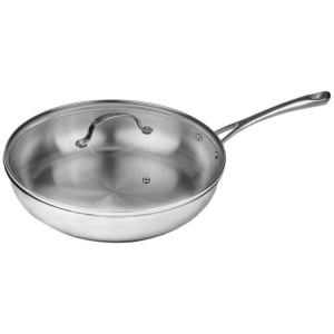 Swiss Diamond Steel DLX 24 cm Saute Pan & Lid