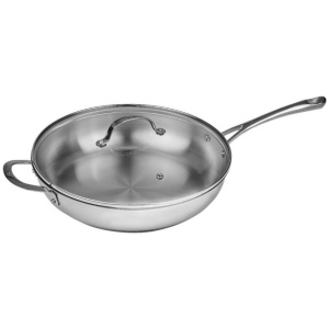 Swiss Diamond Steel DLX 28 cm Saute Pan & Lid