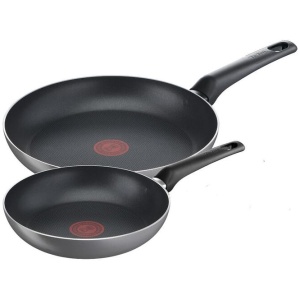 Tefal Easy Plus Twin Pack 20/28cm Frypans