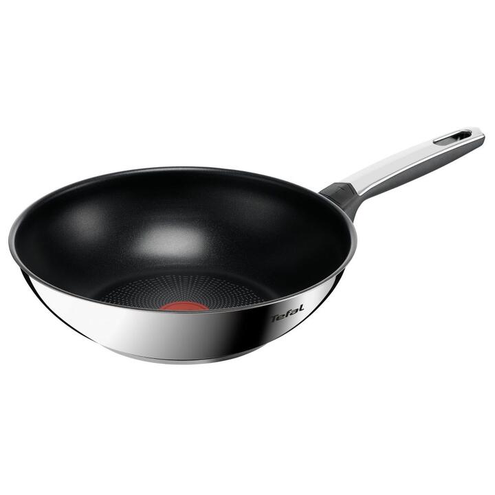 Tefal Emotion 28cm Induction Stainless Steel Non-Stick Wok