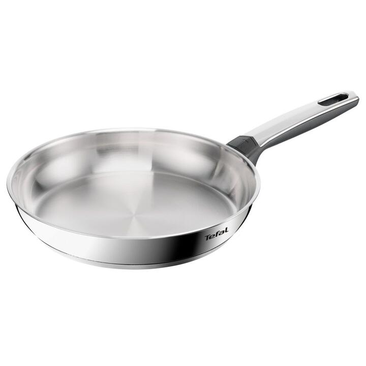 Tefal Emotion 28cm Induction Stainless Steel Uncoated Frypan