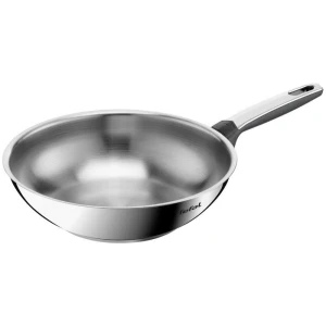 Tefal Emotion 28cm Induction Stainless Steel Uncoated Wok