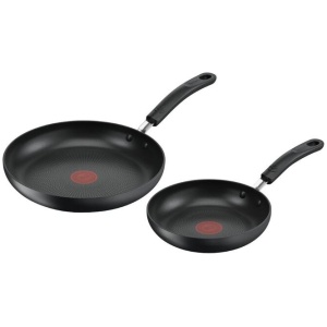 Tefal Specialty 20/26 cm Hard Anodised Non-Stick Frypan Twin Pack