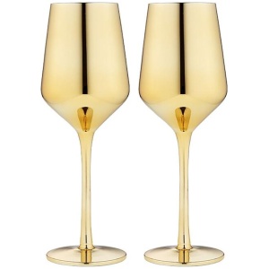 Tempa Aurora Wine Glass 2 Pack Gold
