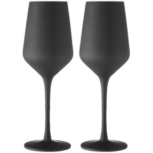 Tempa Aurora Wine Glass 2 Pack Matte Black