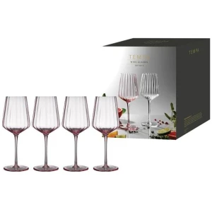 Tempa Esme Wine Glass 4 Pack Blush
