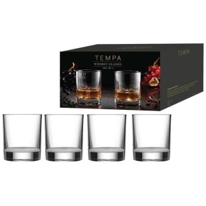 Tempa Quinn Whiskey Glass 4 Pack