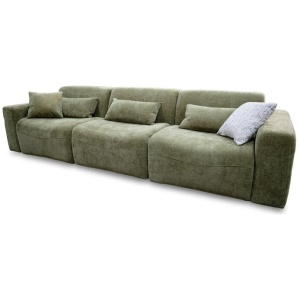 Thaleon 3 Seater Sofa - Lila Olive by Interior Secrets - AfterPay Available