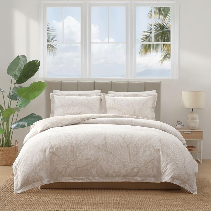 Tommy Bahama Pebble Palm Cotton Quilt Cover Set