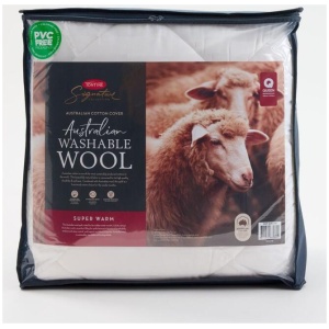 Tontine 500GSM Washable Australian Wool Quilt with Cotton Cover