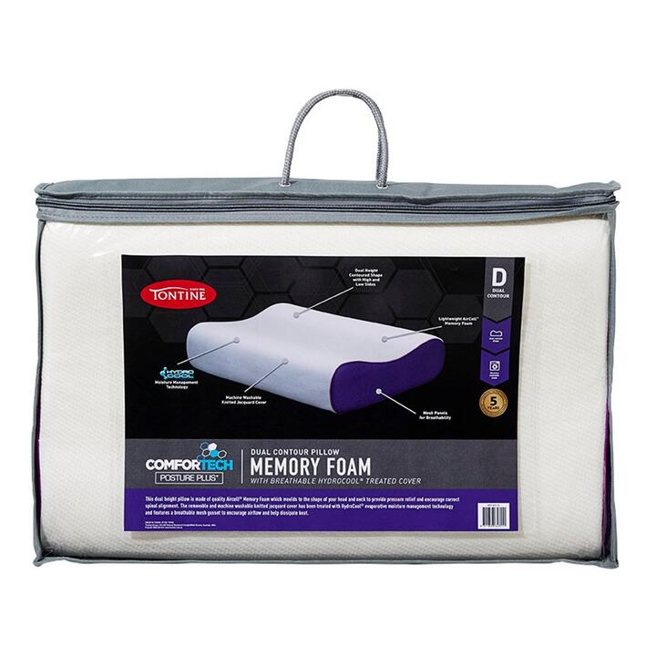 Tontine Comfortech Breathable Memory Foam Pillow Contour