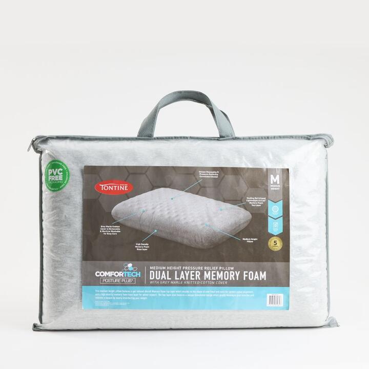 Tontine Dual Layer Memory Foam Pillow