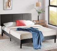 Toscana Double Grey Bed Frame Grey