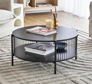 Uma Round Coffee Table Black