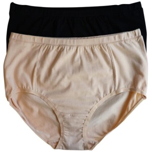 Underworks Women's Light Control Full Brief 2 Pack