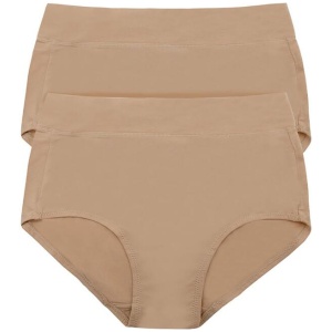 Underworks Women's Smooth Lines Full Brief 2 Pack