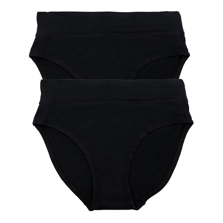 Underworks Women's Smooth Lines Hi Cut Brief 2 Pack