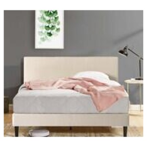 Verona Double Fabric Bed Frame Neutral