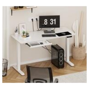 Vespen & Oak Standing Desk White