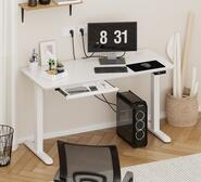 Vespen & Oak Standing Desk White