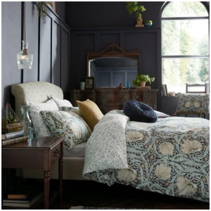 William Morris At Home Pimpernel Cotton Quilt Cover Set