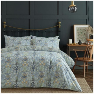 William Morris At Home Woodland Weeds Cotton Percale Quilt Cover Set