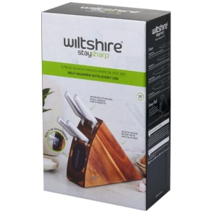 Wiltshire Staysharp 5-Piece Premium Stainless Steel Knife Block Set