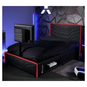 X Rocker Oracle Neo Single Kids Bed Frame Black
